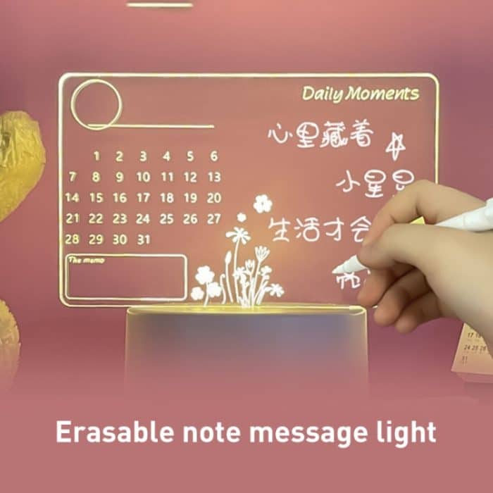 A189 LED Buntes 3D-Nachtlicht Bluetooth-Lautsprecherbasis mit Box, A189 with Box – Bild 4