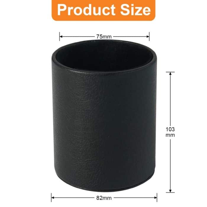 Werkzeugaufbewahrungsbox aus PU-Leder für den Schreibtisch, Stifthalter – Bild 4