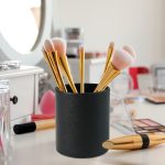 Werkzeugaufbewahrungsbox aus PU-Leder für den Schreibtisch, Stifthalter – Bild 7