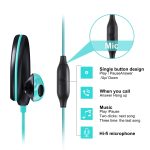 Mucro R12 kabelgebundener Stereo-Over-Ear-Sportkopfhörer, Länge: 1,2 m, R12 (Blue) – Bild 3