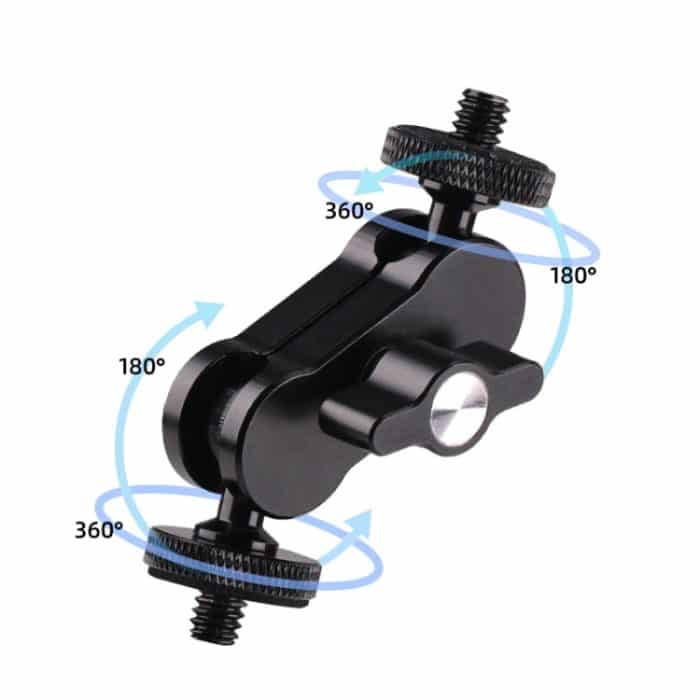 360 Pivot Magic Arm Mount 1/4 Zoll Kugelkopfhalterung – Bild 5