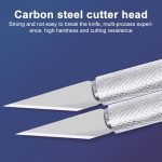 6-in-1-Schnitzwerkzeug aus Aluminiumlegierung, handgefertigtes Stiftmesser – Bild 5