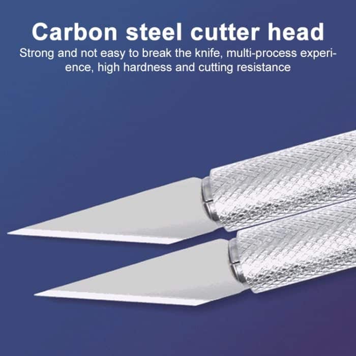 6-in-1-Schnitzwerkzeug aus Aluminiumlegierung, handgefertigtes Stiftmesser – Bild 5