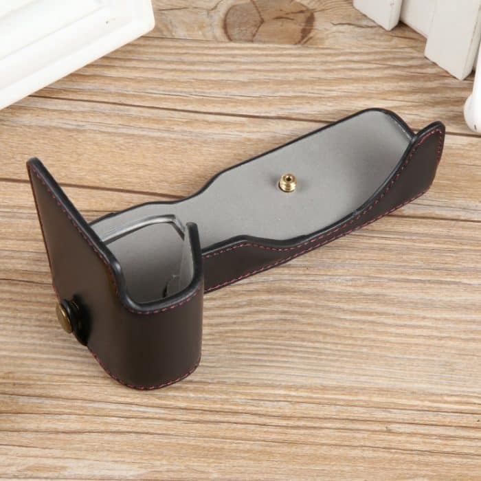 1/4-Zoll-Gewinde PU-Leder-Kamera-Halbgehäusebasis, For Canon EOS R8 – Bild 2