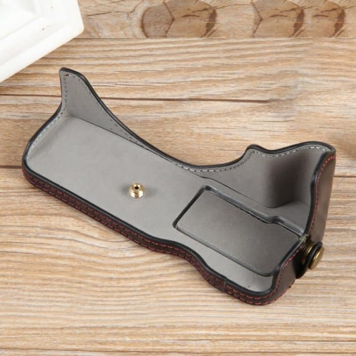 1/4-Zoll-Gewinde PU-Leder-Kamera-Halbgehäusebasis, For Canon EOS R50 – Bild 3