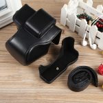 Ganzkörper-Kameratasche aus magnetischem Leder mit Riemen, reguläre Ausgabe, For Canon EOS R50