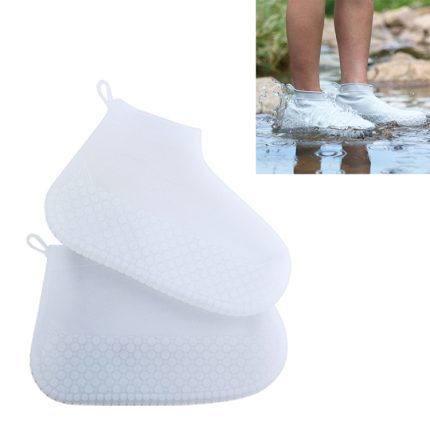 Rutschfester, verdickter, verschleißfester, wasserdichter Schuh- und Stiefelüberzug aus Silikon, S, M