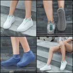 Rutschfester, verdickter, verschleißfester, wasserdichter Schuh- und Stiefelüberzug aus Silikon, S, M – Bild 12