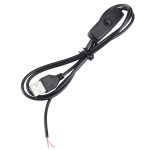 1 m langes USB-DC-Kabel mit Schalter