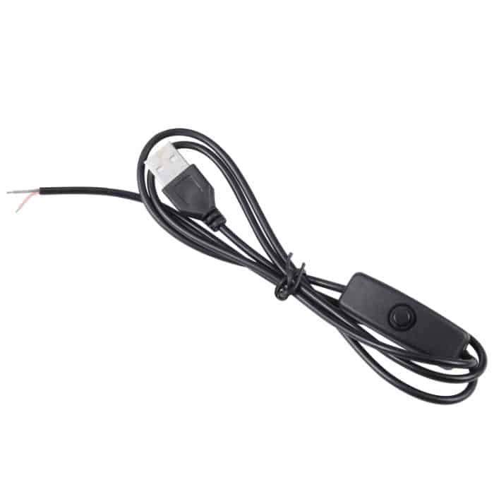 1 m langes USB-DC-Kabel mit Schalter – Bild 2