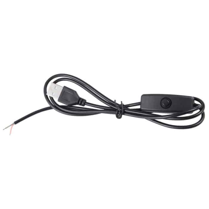 1 m langes USB-DC-Kabel mit Schalter – Bild 3