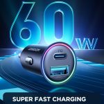 JOYROOM JR-CCN04 60W PD+QC3.0 Mini-Autoladegerät aus Metall, JR-CCN04 – Bild 3