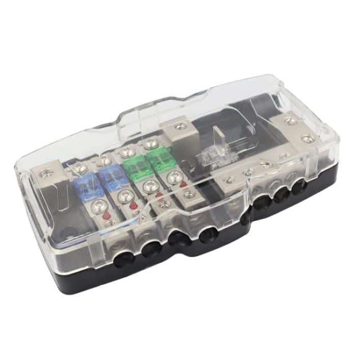 CP-0721 Orvac 0-4 GA 4-Kreis-HD-Sicherungs-Stromverteilungsblock-Erdungsbus mit LED-Anzeige – Bild 1