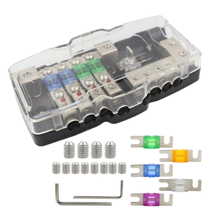 CP-0722 Orvac 0-4 GA 4-Kreis-HD-Sicherungs-Stromverteilungsblock-Erdungsbus mit LED-Anzeige – Bild 9