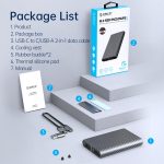 ORICO AM2C3-2SN Dual-Bay M.2 NVME + SATA SSD-Gehäuse, AM2C3-2SN – Bild 15