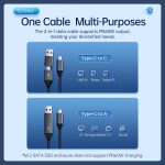 ORICO AM2C3-2SN Dual-Bay M.2 NVME + SATA SSD-Gehäuse, AM2C3-2SN – Bild 9