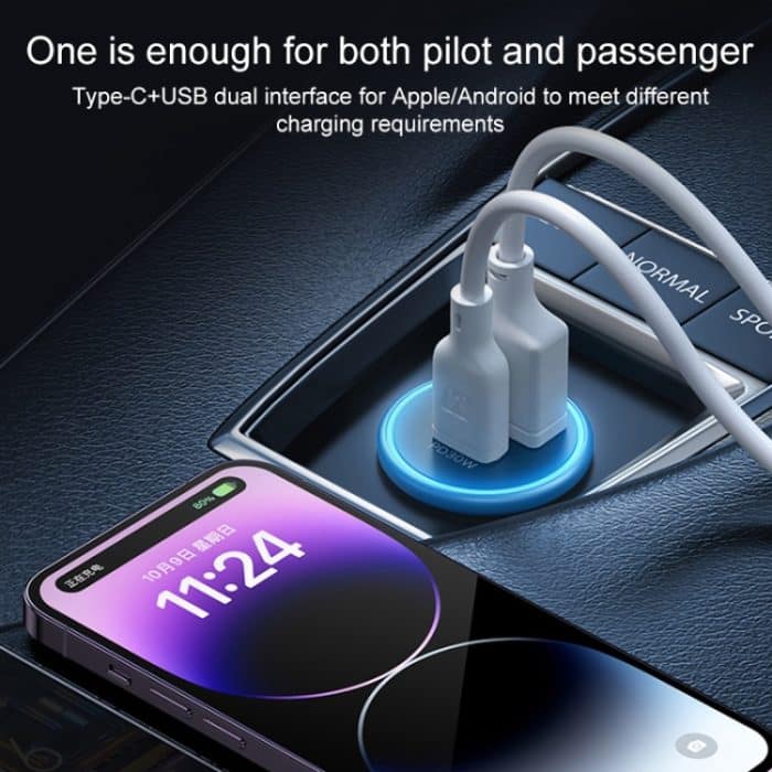 MOMAX UC18 30W Dual Port QC3.0 Auto-Schnellladegerät – Bild 8