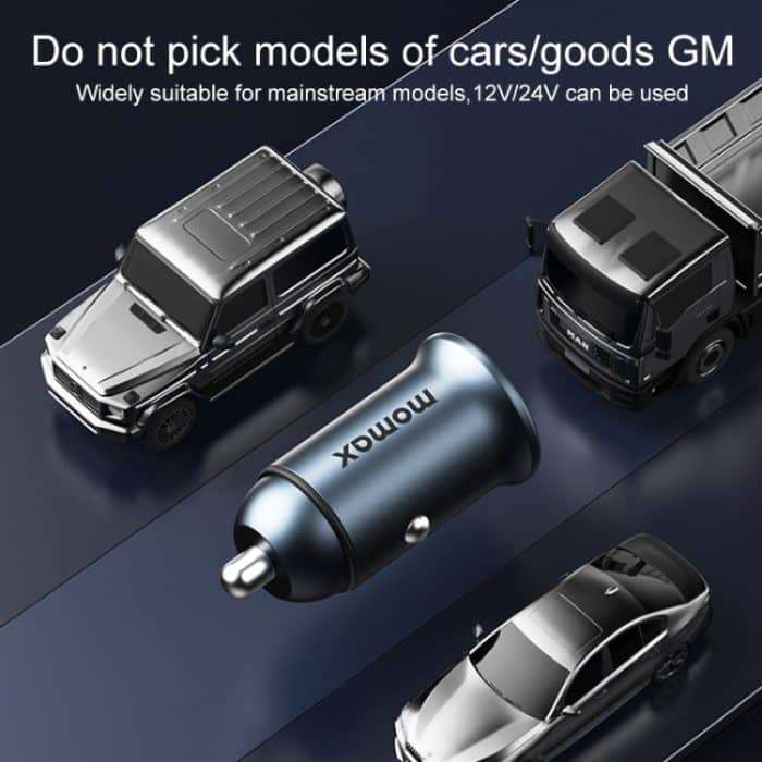 MOMAX UC18 30W Dual Port QC3.0 Auto-Schnellladegerät – Bild 9