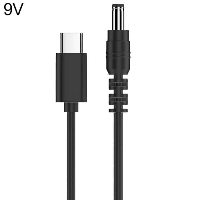 EDA005134301.jpg 5,5 x 2,1 mm Gleichstrom-zu-Typ-C-Adapterkabel, 9V, 12V, 15V, 20V – Bild 1