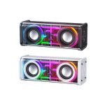 WK D45 10W Dual-Lautsprecher Transparenter Mecha-Bluetooth-Lautsprecher, WK D45 – Bild 2