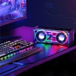 WK D45 10W Dual-Lautsprecher Transparenter Mecha-Bluetooth-Lautsprecher, WK D45 – Bild 6