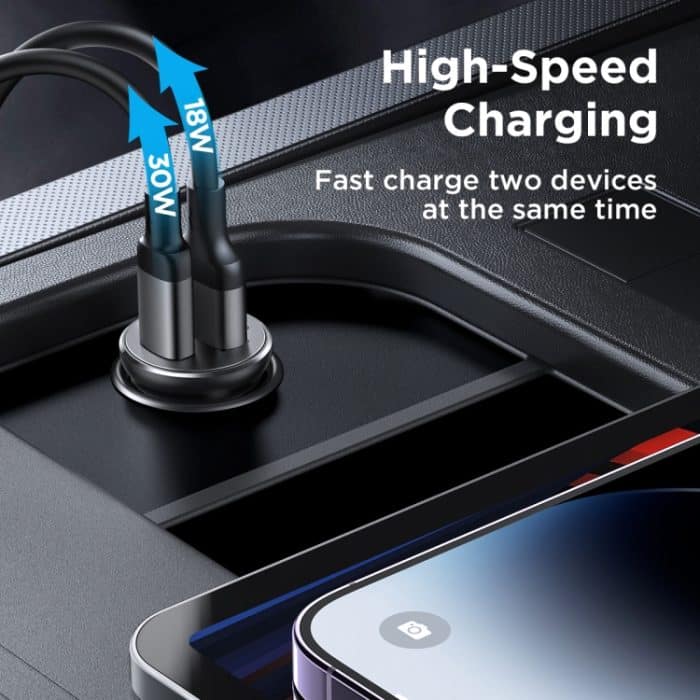 JOYROOM JR-CCN05 30W PD+QC3.0 Mini-Autoladegerät aus Metall, JR-CCN05 – Bild 5