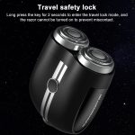 Tragbarer, wasserdichter IPX7-Elektrorasierer für die Nass- und Trocken-Doppelrasur – Bild 4