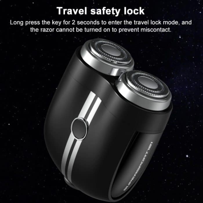 Tragbarer, wasserdichter IPX7-Elektrorasierer für die Nass- und Trocken-Doppelrasur – Bild 4
