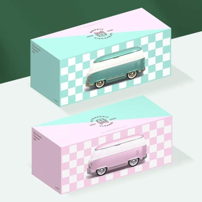 Busförmiger tragbarer automatischer Ultraschall-Brillenreiniger – Bild 6