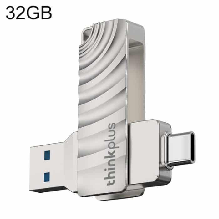 EDA005175401.jpg Lenovo Thinkplus MU232 USB 3.2 + USB-C / Typ-C Dual-Head-Flash-Laufwerk, 32GB, 64GB, 128GB, 256GB – Bild 1