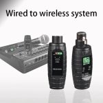 XTUGA U-95 Kabelloser XLR-Sender und Empfänger, kabelloser UHF-Gitarrensender-Empfänger, With Dynamic Mic, With Condenser Mic – Bild 7