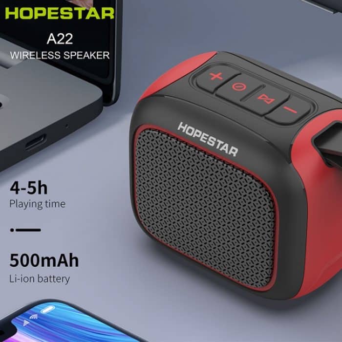HOPESTAR A22 IPX6 Wasserdichter tragbarer Bluetooth-Lautsprecher für den Außenbereich – Bild 6