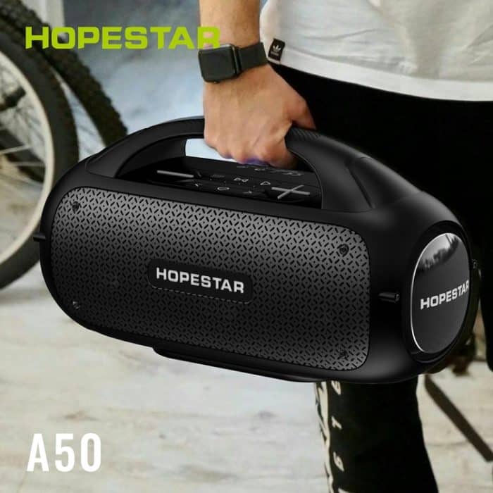 HOPESTAR A50 80W IPX6 Wasserdichter tragbarer Bluetooth-Lautsprecher Outdoor-Subwoofer – Bild 6