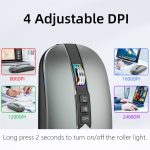 HXSJ M113 2400DPI Dual Mode 2,4 GHz + Bluetooth 5.1 kabellose Maus – Bild 6