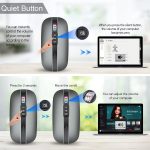 HXSJ M113 2400DPI Dual Mode 2,4 GHz + Bluetooth 5.1 kabellose Maus – Bild 7