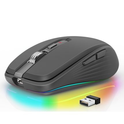 HXSJ M303 2400DPI Dual Mode 2,4 GHz + Bluetooth 5.1 kabellose Maus