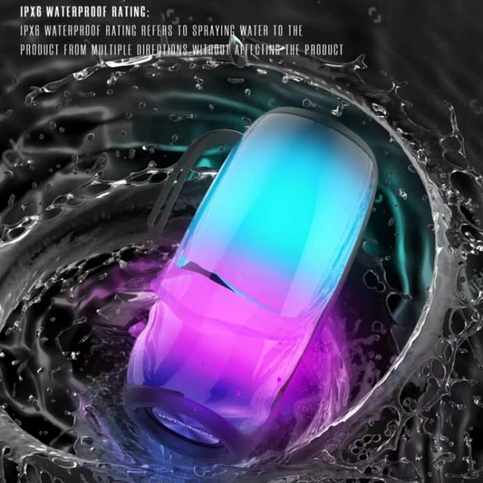 HOPESTAR P40 Pro IPX6 wasserdichter RGB-Licht-Wireless-Bluetooth-Lautsprecher – Bild 6