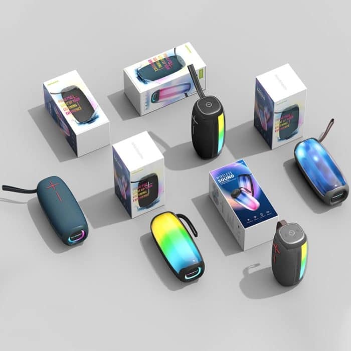 HOPESTAR P50 IPX6 Wasserdichter tragbarer RGB-Licht-Bluetooth-Lautsprecher für den Außenbereich, P50 – Bild 11