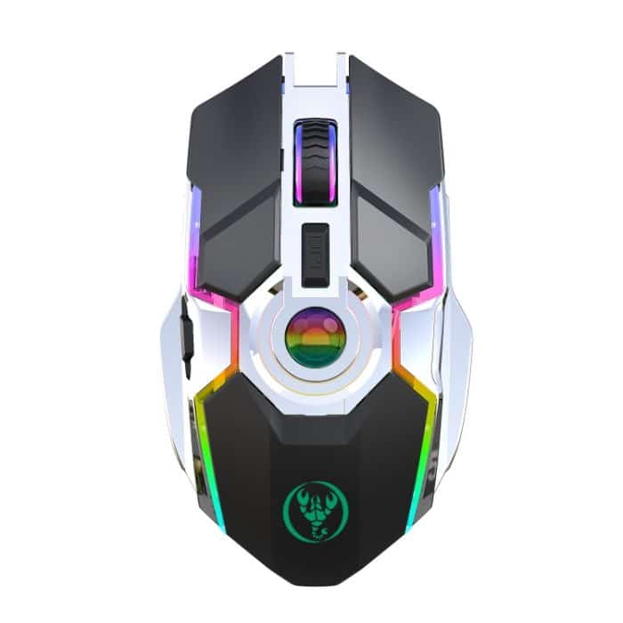 HXSJ T30 2400DPI RGB 2,4 GHz kabellose Maus – Bild 9