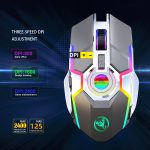 HXSJ T30 2400DPI RGB 2,4 GHz kabellose Maus – Bild 8