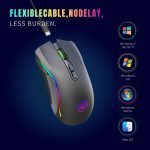 HXSJ T69 4800DPI RGB 2,4 GHz kabellose Maus, T69 – Bild 4