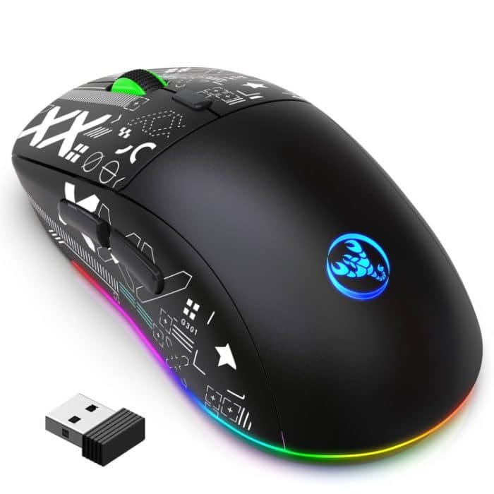 HXSJ T90 RGB Light Drahtlose Gaming-Maus mit drei Modi, T90 – Bild 10
