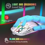 HXSJ T90 RGB Light Drahtlose Gaming-Maus mit drei Modi, T90 – Bild 5