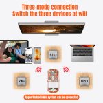 HXSJ T900 Transparente Magnet-Dreimodus-Wireless-Gaming-Maus – Bild 6