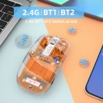 HXSJ T900 Transparente Magnet-Dreimodus-Wireless-Gaming-Maus – Bild 10