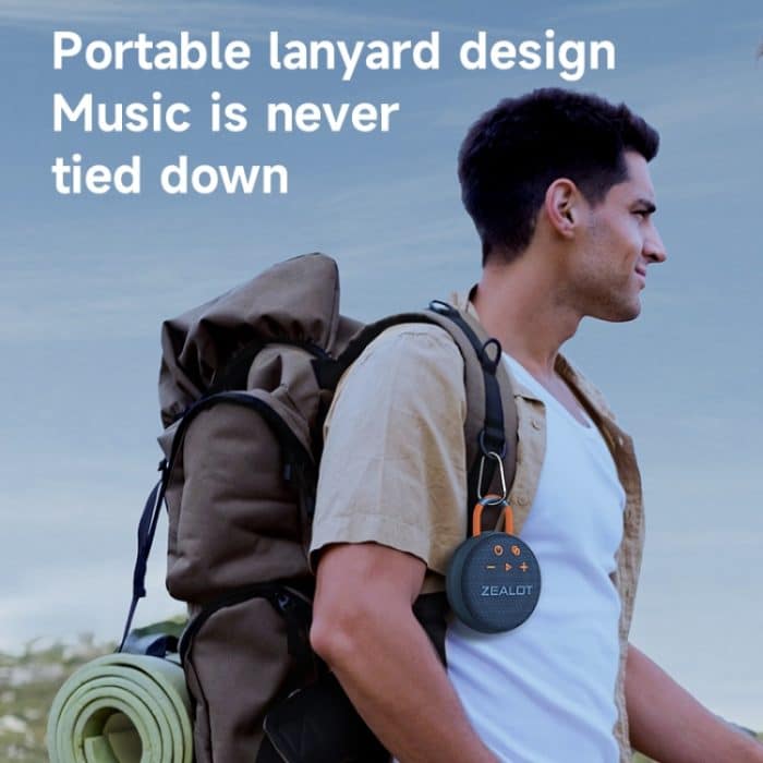 Zealot S77 IPX7 Wasserdichter tragbarer kabelloser Bluetooth-Lautsprecher, S77 – Bild 4