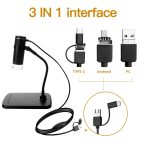 AN104 1000X 3-in-1-Digitalmikroskop mit Spiralrohrhalterung – Bild 4