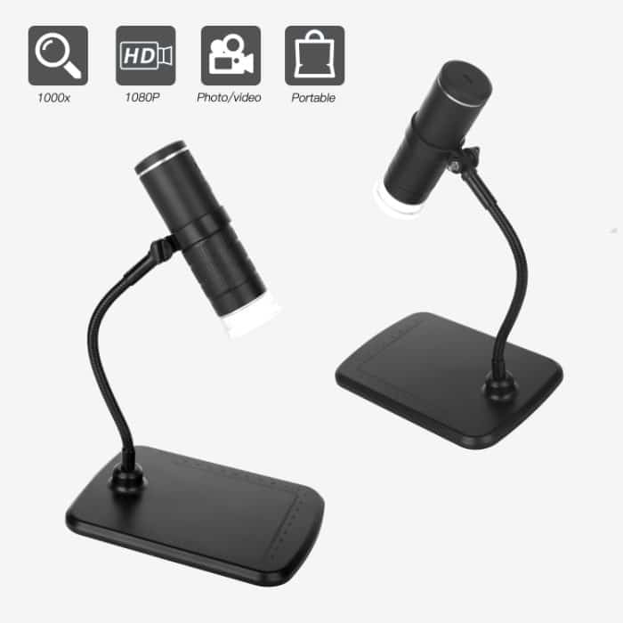 F210 1000X WiFi-Digitalmikroskop mit Spiralrohrhalterung – Bild 3