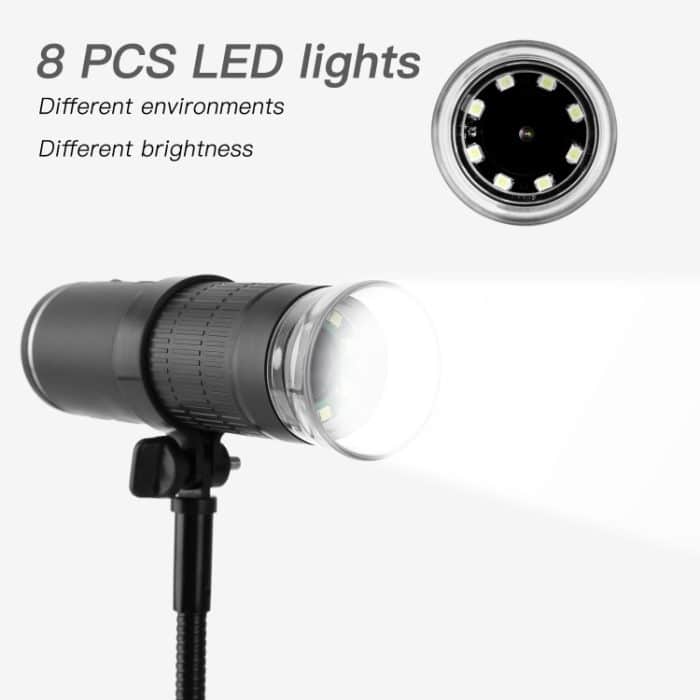 F210 1000X WiFi-Digitalmikroskop mit Spiralrohrhalterung – Bild 9