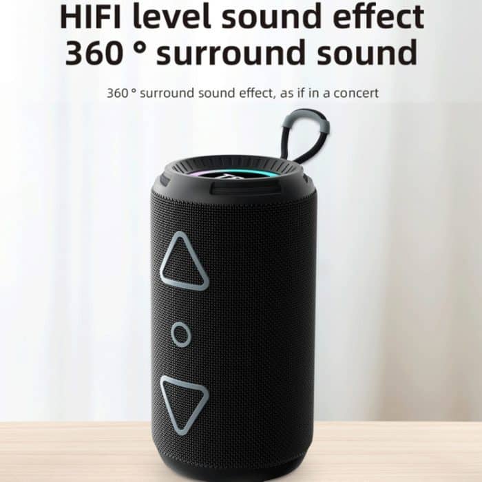 T&G TG-656 Tragbarer kabelloser 3D-Stereo-Subwoofer, Bluetooth-Lautsprecher, unterstützt FM/LED-Atmosphärenlicht, TG-656 – Bild 4